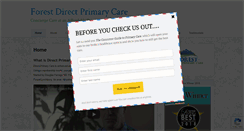 Desktop Screenshot of forestdirectprimarycare.com