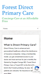 Mobile Screenshot of forestdirectprimarycare.com